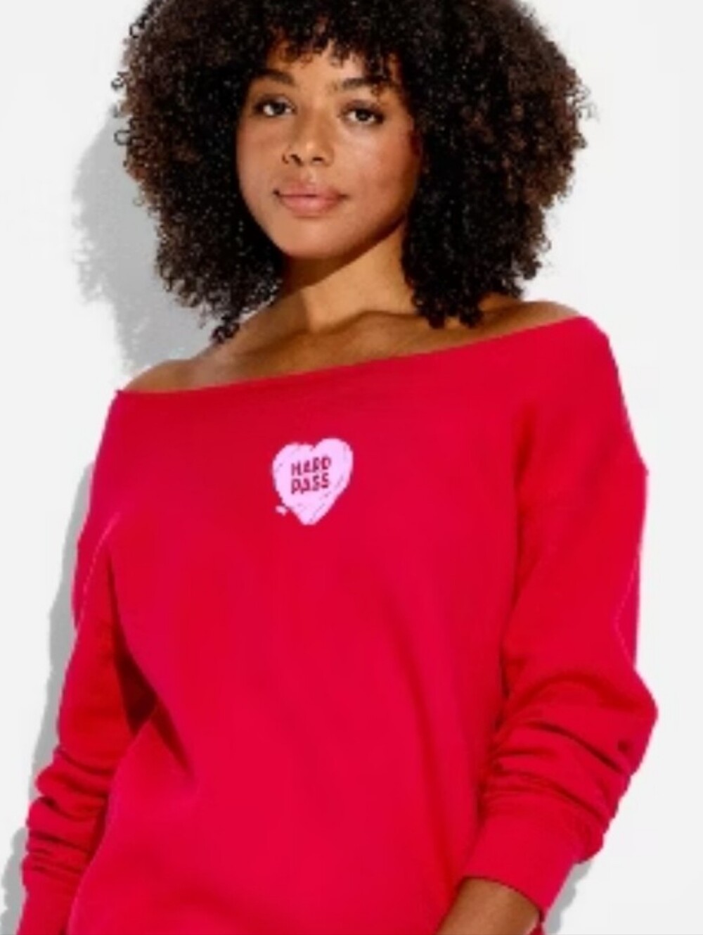 Wild Fable Boat Neck Sweater Top Sz Red Christmas Valentines